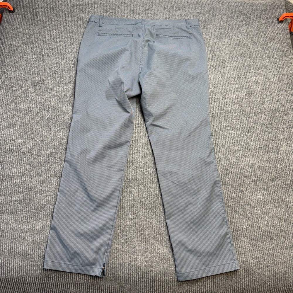 Bonobos Maide Golf Pants Mens 38x32 Blue Houndstooth Straight Performance Preppy - Picture 8 of 13